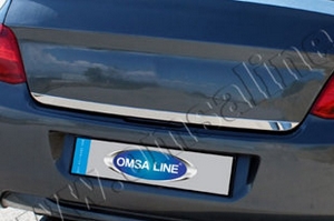 Стальная накладка на кромку багажника Omsa Line Citroen C-Elysee 2013-2019 ― Auto-Clover