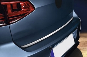 Стальная накладка на кромку багажника Omsa Line Volkswagen Golf VII 2013-2019 ― Auto-Clover