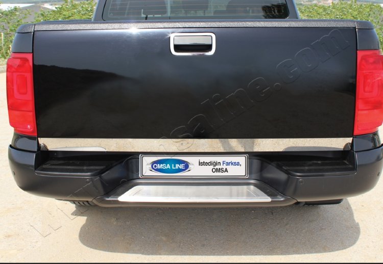 Стальная накладка на кромку багажника Omsa Line Volkswagen Amarok 2010-2019 no.13824