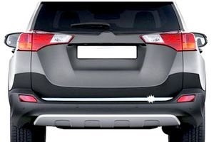 Стальная накладка на кромку багажника Omsa Line Toyota RAV4 2013-2019 ― Auto-Clover