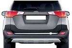 Стальная накладка на кромку багажника Omsa Line Toyota RAV4 2013-2019