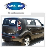 Стальная накладка на кромку багажника Omsa Line KIA Soul 2009-2013