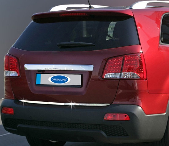 Стальная накладка на кромку багажника Omsa Line KIA Sorento 2009-2012 no.16487