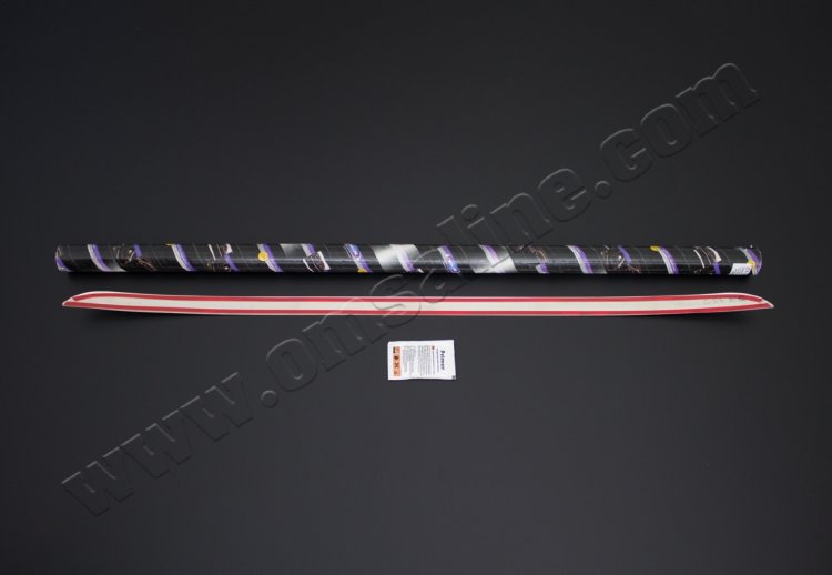Стальная накладка на кромку багажника Omsa Line KIA Venga 2010-2019 no.9052