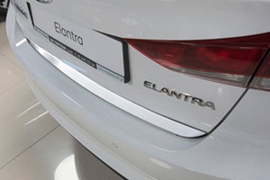 Стальная накладка на кромку багажника полированная Croni Skoda Octavia III 2013-2019 ― Auto-Clover