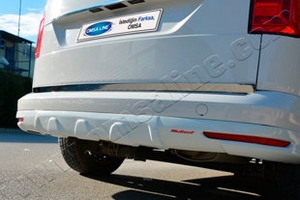 Стальная накладка на кромку крышки багажника Omsa Line Volkswagen Caddy 2003-2019 ― Auto-Clover