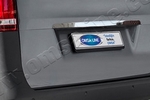 Стальная накладка на крышку багажника над номером Omsa Line Mercedes-Benz Vito W447 2014-2019