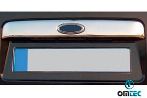 Стальная накладка на крышку багажника над номером Omsa Line Ford Transit 2006-2013 ― Auto-Clover