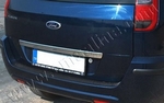 Стальная накладка на крышку багажника над номером Omsa Line Ford Fusion 2002-2012