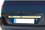Стальная накладка на крышку багажника над номером Omsa Line Ford Fusion 2002-2012