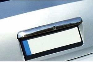 Стальная накладка на крышку багажника над номером Omsa Line KIA Ceed 2006-2012 ― Auto-Clover