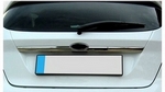 Стальная накладка на крышку багажника над номером Omsa Line Ford Fiesta 2008-2017