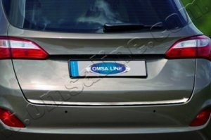 Стальная накладка на крышку багажника Omsa Line Hyundai i30 2012-2017 ― Auto-Clover