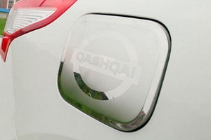 Стальная накладка на лючок бензобака OEM-Tuning Nissan Qashqai 2014-2019 ― Auto-Clover
