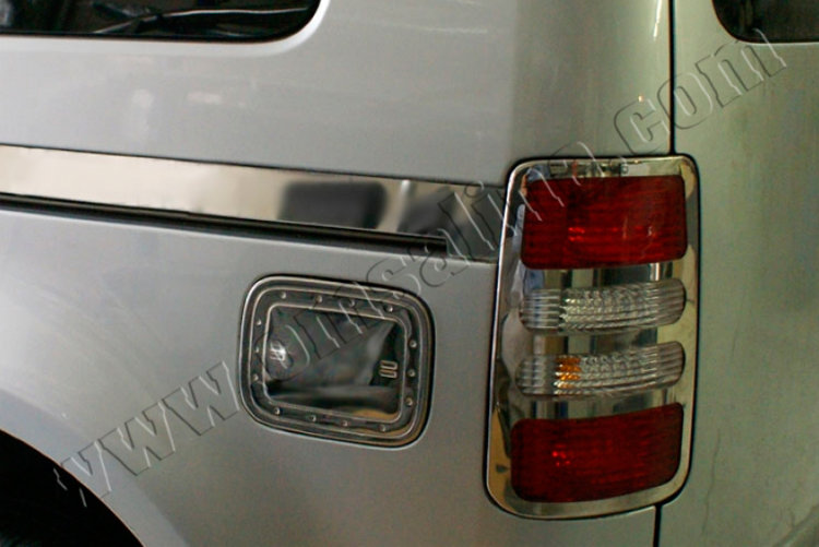 Стальная накладка на лючок бензобака Omsa Line Volkswagen Caddy 2003-2019 no.13846