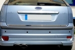 Стальная накладка на нижнюю кромку крышки багажника Omsa Line Ford Focus II 2005-2010
