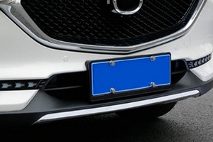 Стальная накладка на передний бампер OEM-Tuning Mazda CX-5 2017-2019 ― Auto-Clover