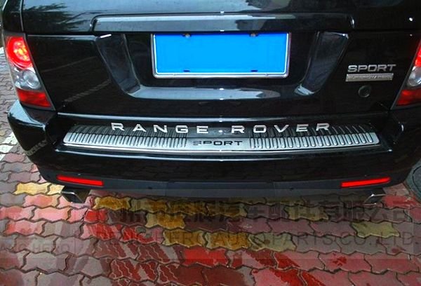 Стальная накладка на площадку заднего бампера OEM-Tuning Land Rover Range Rover Sport 2005-2012 no.13418