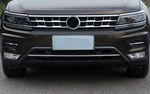 Стальная накладка на решетку воздухозаборника (Off-Road) OEM-Tuning Volkswagen Tiguan II 2016-2019