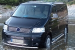 Стальная накладка на решетку воздухозаборника Omsa Line Volkswagen Transporter T5 2003-2015