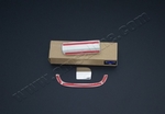 Стальная накладка на ручку багажника Omsa Line Mercedes-Benz Vito W639 2003-2014