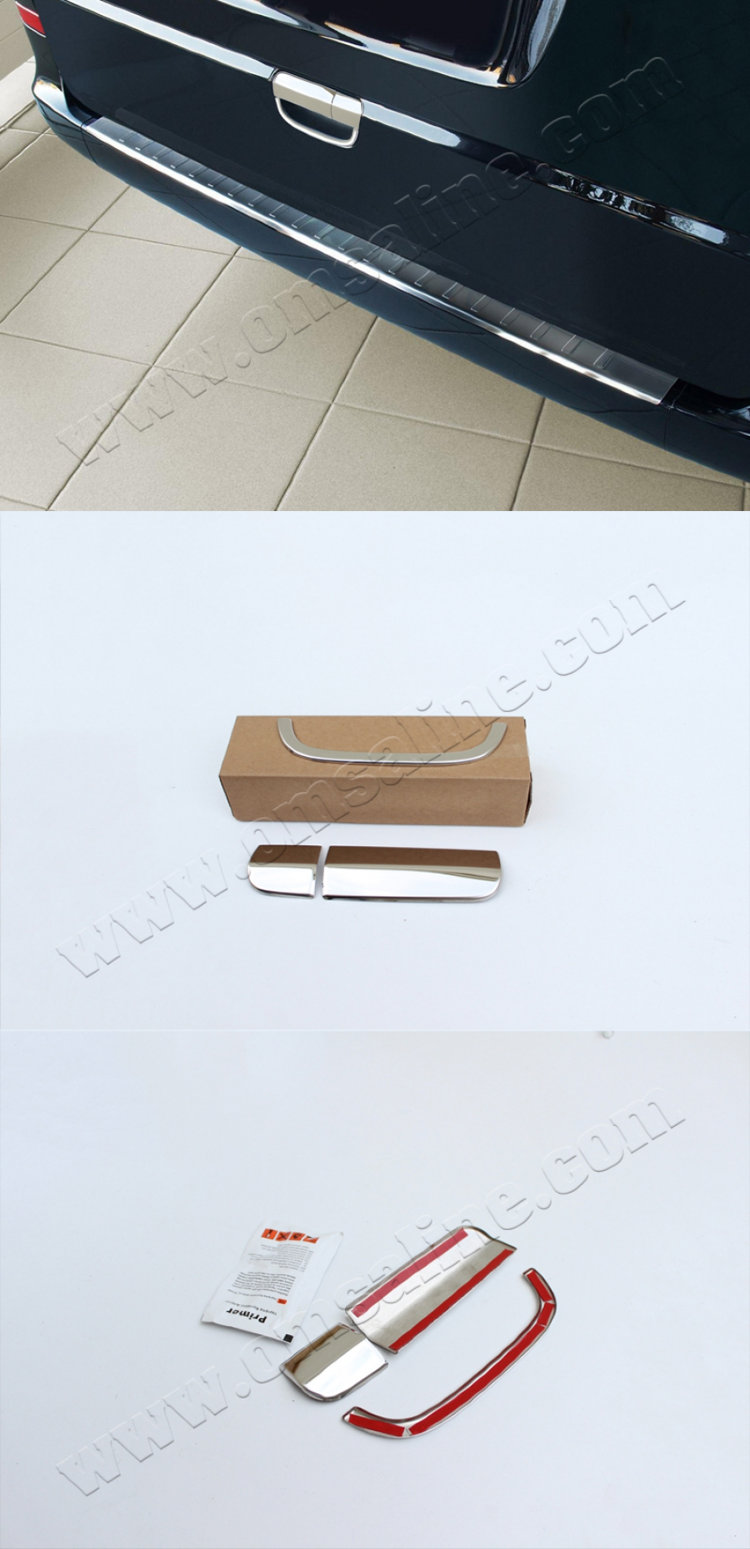 Стальная накладка на ручку багажника Omsa Line Mercedes-Benz Vito W639 2003-2014 no.13563