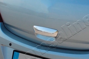 Стальная накладка на ручку багажника Omsa Line Opel Corsa D 2006-2014 ― Auto-Clover