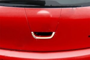 Стальная накладка на ручку двери багажника Omsa Line Opel Astra J 2009-2015 ― Auto-Clover