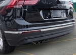 Стальная накладка на задний бампер OEM-Tuning Volkswagen Tiguan II 2016-2019