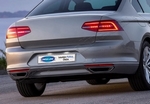 Стальная накладка на задний бампер Omsa Line Volkswagen Passat B8​ 2015-2019