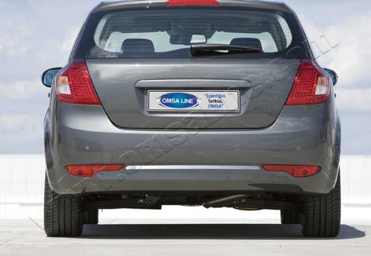 Стальная накладка на задний бампер Omsa Line KIA Ceed 2006-2012 no.9029