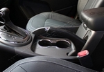 Стальная окантовка подстаканников Omsa Line KIA Sportage 2010-2015