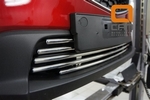Стальная решетка в передний бампер (d 12) Can Otomotiv Mazda CX-5 2012-2017