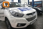 Стальная решетка в передний бампер (d 12) Can Otomotiv Hyundai ix35 2009-2015