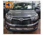 Стальная решетка в передний бампер (d 16) Can Otomotiv Toyota Highlander 2014-2019
