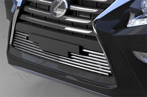 Стальная решетка в передний бампер (d 16) Can Otomotiv Lexus GX460 2010-2019 ― Auto-Clover