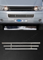 Стальная решетка в воздухозаборник Omsa Line Volkswagen Transporter T5 2003-2015