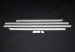 Стальные молдинги на двери (короткая и средняя база, 1 дверь) Omsa Line Mercedes-Benz Vito W447 2014-2019