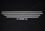 Стальные молдинги на двери (короткая и средняя база, 2 двери) Omsa Line Mercedes-Benz Vito W447 2014-2019