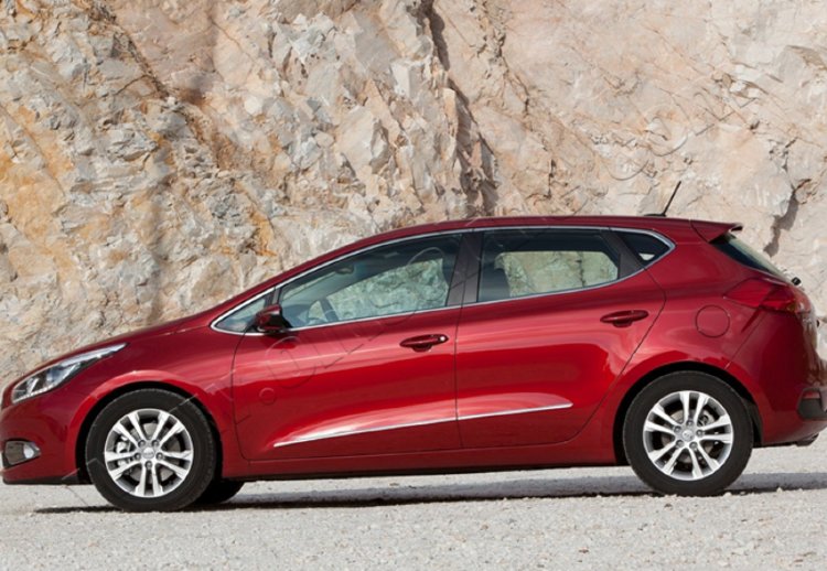 Стальные молдинги на двери Omsa Line KIA Ceed 2012-2018 no.14474