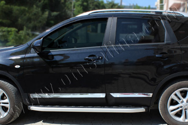 Стальные молдинги на двери Omsa Line Nissan Qashqai 2007-2013 no.16116