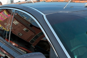 Стальные молдинги на лобовое стекло и крышу Kumchang KIA Optima 2010-2015 ― Auto-Clover