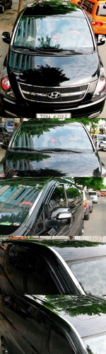 Стальные молдинги на лобовое стекло и крышу Kumchang Hyundai Grand Starex (H-1) 2007-2019