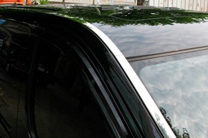 Стальные молдинги на лобовое стекло и крышу Kumchang Hyundai Grand Starex (H-1) 2007-2019 ― Auto-Clover
