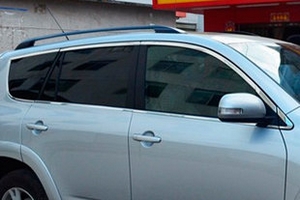 Стальные молдинги на окна дверей (10 элементов) JMT Toyota RAV4 2006-2012 ― Auto-Clover