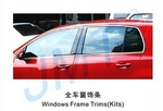 Стальные молдинги на окна дверей (8 элементов) JMT Volkswagen Golf VI 2009-2013