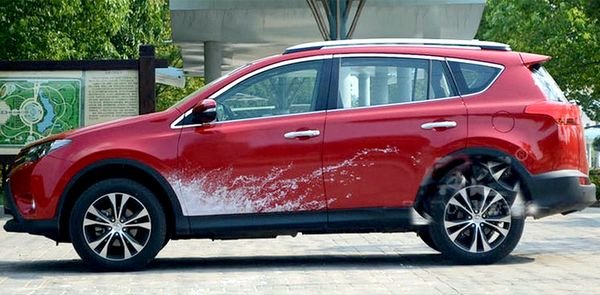 Стальные молдинги на окна дверей (комплект) JMT Toyota RAV4 2013-2019 no.15030