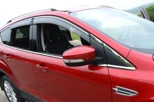 Стальные молдинги на окна дверей (комплект) JMT Ford Kuga II 2013-2019 ― Auto-Clover