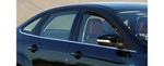 Стальные молдинги на окна дверей (низ, 8 элементов) Omsa Line Ford Focus III 2011-2019