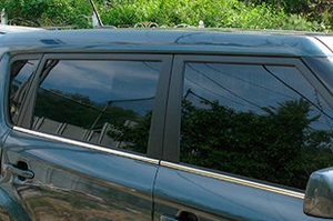 Стальные молдинги на окна дверей (низ) Kumchang KIA Soul 2009-2013 ― Auto-Clover